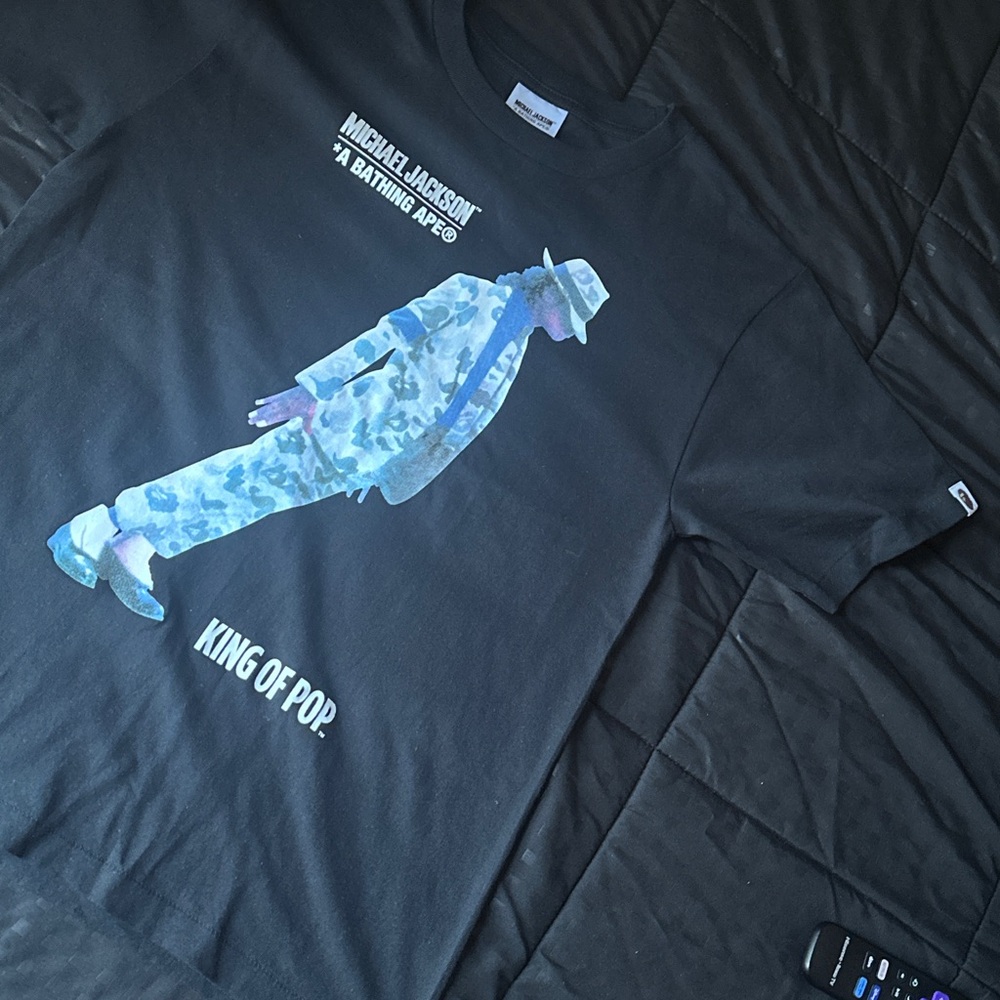 A Bathing Ape Black Graphic Tee